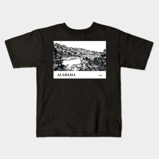 Alabama USA Kids T-Shirt